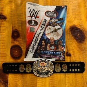 WWE Championship Title Slap Band Series 3 Super Rare Smoking Skull